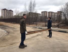 Субботник в ФОК "НАХАБИНО"