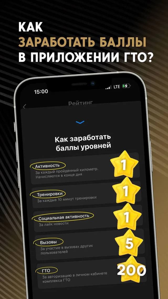Зарабатывайте баллы и получайте призы в приложении ГТО!