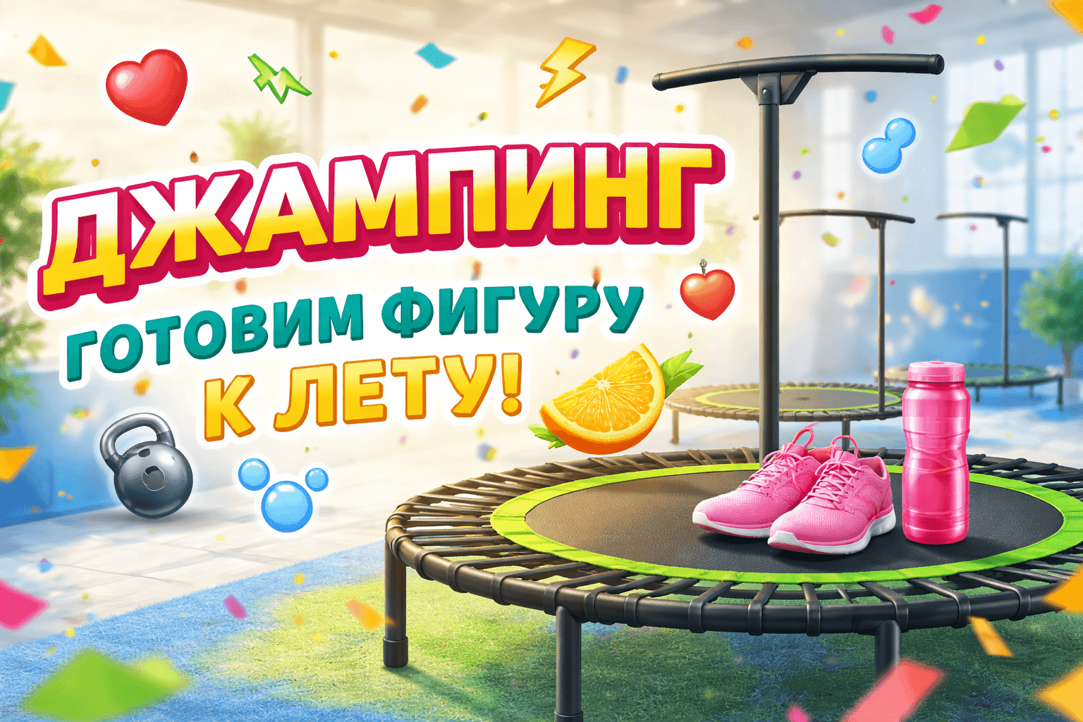 Джампинг в ФОК «Нахабино» — готовим фигуру к лету! 🦾